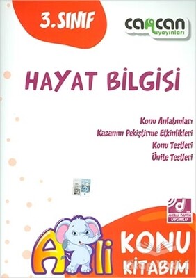 3. Sınıf Hayat Bilgisi Konu Kitabım - Cancan Yayınları