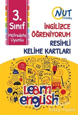 3. Sınıf İngilizce Öğreniyorum Resimli Kelime Kartları - Nut Publishing