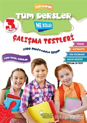 3. Sınıf Tüm Dersler Çek-Kopar Ne Kolay Çalışma Testleri - 1