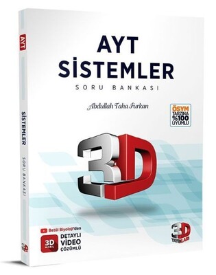 3D AYT Sistemler Soru Bankası - 3D Yayınları