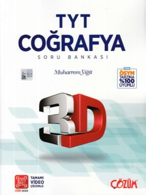 3D TYT Coğrafya Soru Bankası (Yeni) - 3D Yayınları