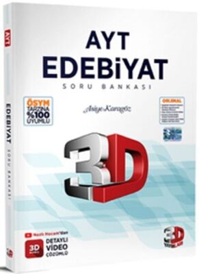 3D Yayınları AYT Edebiyat Soru Bankası - 1