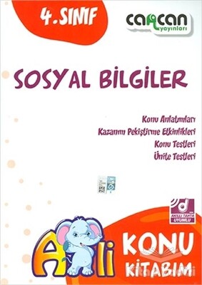 4. Sınıf Sosyal Bilgiler Konu Kitabım - Cancan Yayınları