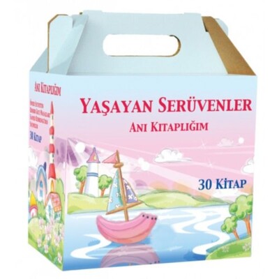 4. ve 5. Sınıflar İçin - Yaşayan Serüvenler - Anı Kitaplığım Seti (30 Kitap Takım) - Ema Genç