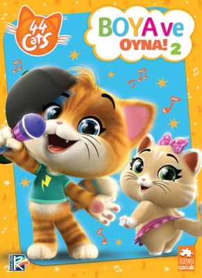 44 Cats - Boya ve Oyna 2! - Eksik Parça Yayınları