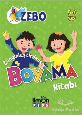 5 - 6 Yaş Zenginleştirilmiş Boyama Kitabı - limonKIDS