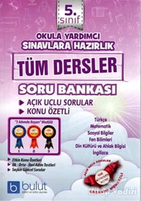 5. Sınıf Tüm Dersler Soru Bankası - Bulut Eğitim ve Kültür Yayınları