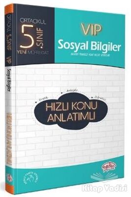 5. Sınıf VIP Sosyal Bilgiler Hızlı Konu Anlatımlı - 1