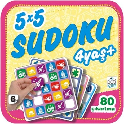 5 x 5 Sudoku - 6 - Pötikare Yayınları