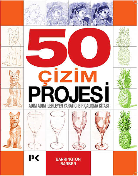 Profil Kitap - 50 Çizim Projesi - Adım Adım İlerleyen Yaratıcı Bir Çalışma Kitabı