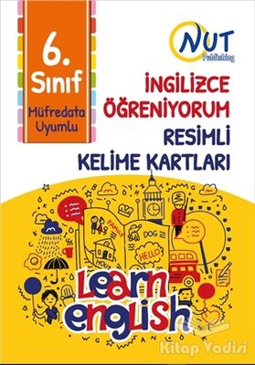 6. Sınıf İngilizce Öğreniyorum Resimli Kelime Kartları - 1