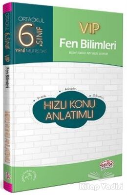 6. Sınıf VIP Fen Bilimleri Hızlı Konu Anlatımlı - 1