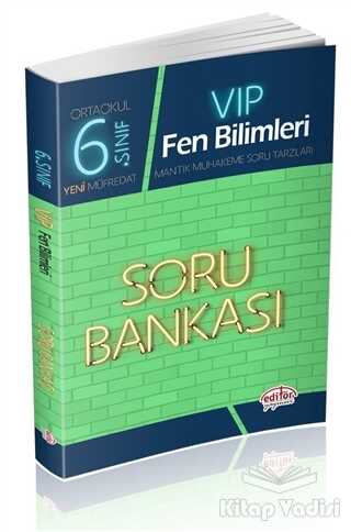 Editör Yayınları - 6. Sınıf VIP Fen Bilimleri Soru Bankası