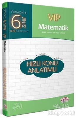 6. Sınıf VIP Matematik Hızlı Konu Anlatımlı - 1