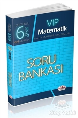 6. Sınıf VIP Matematik Soru Bankası - Editör Yayınları