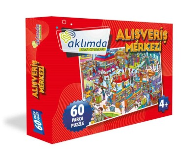 60 Parça Puzzle Alışveriş Merkezi - Aklımda Zeka Oyunları