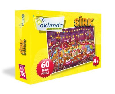 60 Parça Puzzle Sirk - 1