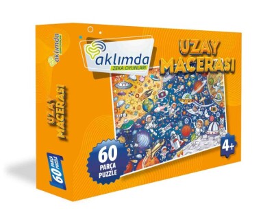 60 Parça Puzzle Uzay Macerası - Aklımda Zeka Oyunları