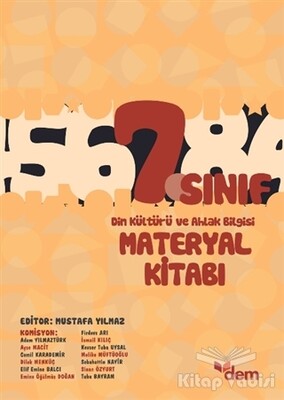 7. Sınıf Din Kültürü ve Ahlak Bilgisi Materyal Kitabı - Dem Yayınları