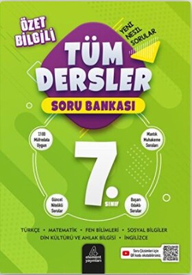 7. Sınıf Tüm Dersler Soru Bankası - 4 Element Yayınları