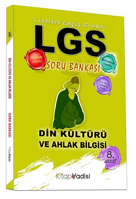 Kitap Vadisi Yayınları - 8. Sınıf LGS Din Kültürü ve Ahlak Bilgisi Soru Bankası