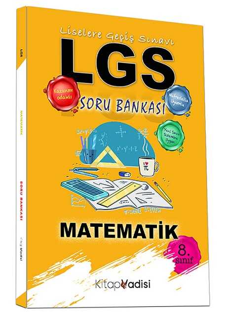 Kitap Vadisi Yayınları - 8. Sınıf LGS Matematik Soru Bankası