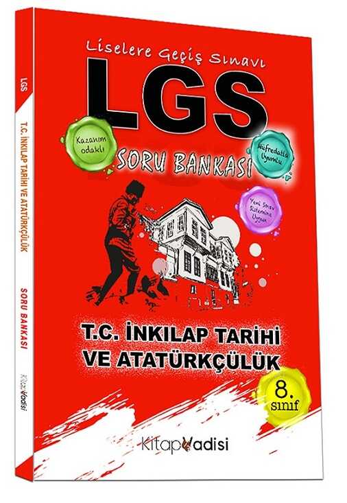 Kitap Vadisi Yayınları - 8. Sınıf LGS T.C. İnkılap Tarihi Ve Atatürkçülük Soru Bankası