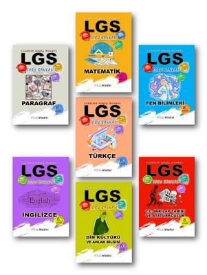 8. Sınıf LGS Tüm Dersler Soru Bankası Seti - 1