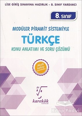 8. Sınıf Modüler Piramit Sistemiyle Türkçe Konu Anlatımı ve Soru Çözümü - Karekök Yayıncılık