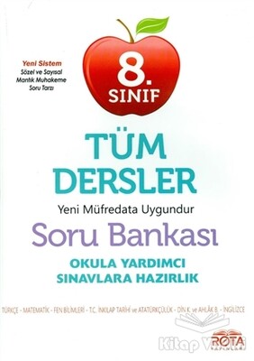 8. Sınıf Tüm Dersler Soru Bankası - RTY Rota Yayınları