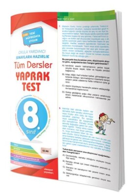 8. Sınıf Tüm Dersler Yaprak Test - 4 Element Yayınları