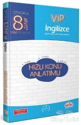 8. Sınıf VIP İngilizce Hızlı Konu Anlatımlı - 1