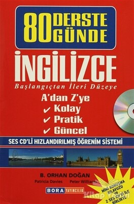 80 Derste 80 Günde İngilizce Başlangıçtan İleri Düzeye (CD'li) - Bora Yayıncılık