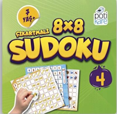 8X8 Çıkartmalı Sudoku 7+ (4) - 1