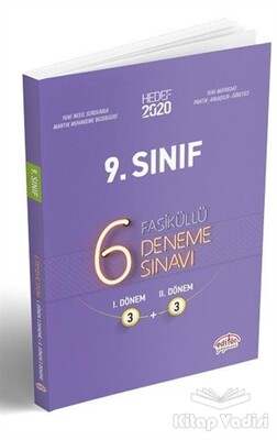 9. Sınıf 6 Fasiküllü Deneme Sınavı - Editör Yayınları