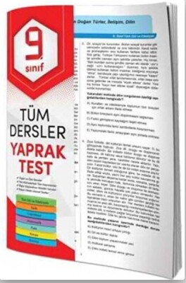 9. Sınıf Tüm Dersler Yaprak Test - 4 Element Yayınları