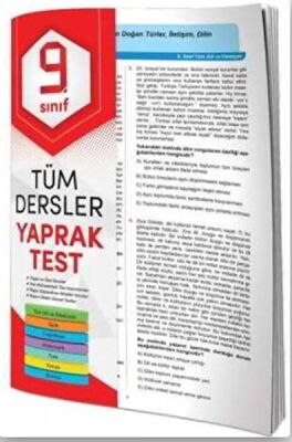 9. Sınıf Tüm Dersler Yaprak Test - 1