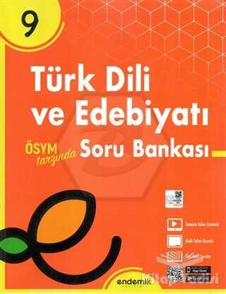 Endemik Yayınları - 9.Sınıf Türk Dili ve Edebiyatı Soru Bankası