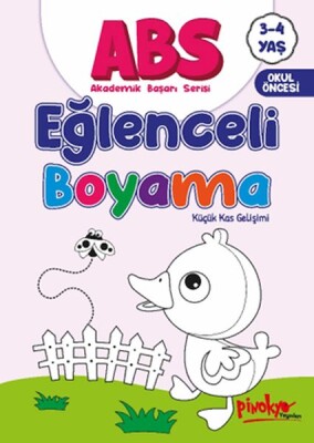 ABS 3-4 Yaş Eğlenceli Boyama - Pinokyo Yayınları