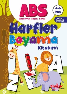 ABS 4-6 Yaş Harfler Boyama Kitabım - 1