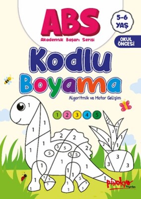 ABS 5-6 Yaş Kodlu Boyama - Pinokyo Yayınları