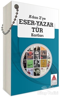 A’dan Z’ye Eser -Yazar Tür Kartları - Delta Kültür Yayınevi