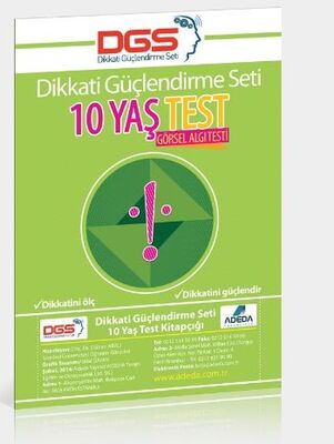 Adeda - DGS Dikkati Güçlendirme Seti 10 Yaş Test Görsel Algı Testi - 1