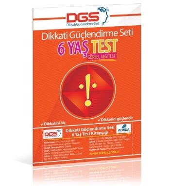 Adeda - DGS Dikkati Güçlendirme Seti 6 Yaş Test Görsel Algı Testi - Adeda Yayıncılık
