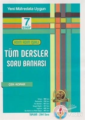 Adım Adım 7. Sınıf Tüm Dersler Soru Bankası - 1