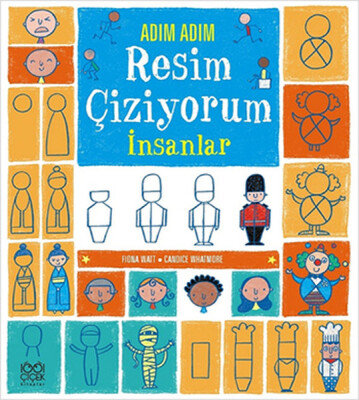 Adım Adım Resim Çiziyorum / İnsanlar - 1001 Çiçek Kitaplar