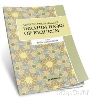 Advices From Hazrat İbrahim Haqqı of Erzurum - Semerkand Yayınları