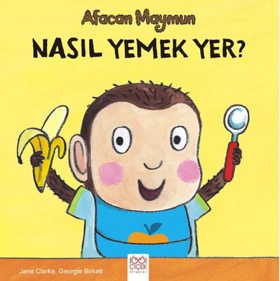 Afacan Maymun Nasıl Yemek Yer? - 1001 Çiçek Kitaplar