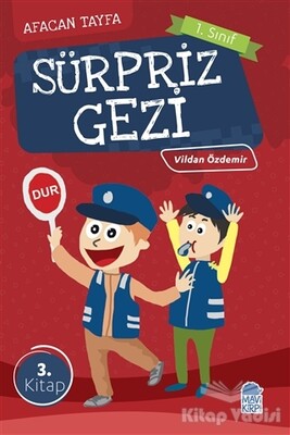 Afacan Tayfa 1. Sınıf Okuma Kitabı - Sürpriz Gezi - Mavi Kirpi Kitap