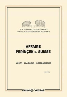 Affaire Perinçek c. Suisse - Kaynak (Analiz) Yayınları